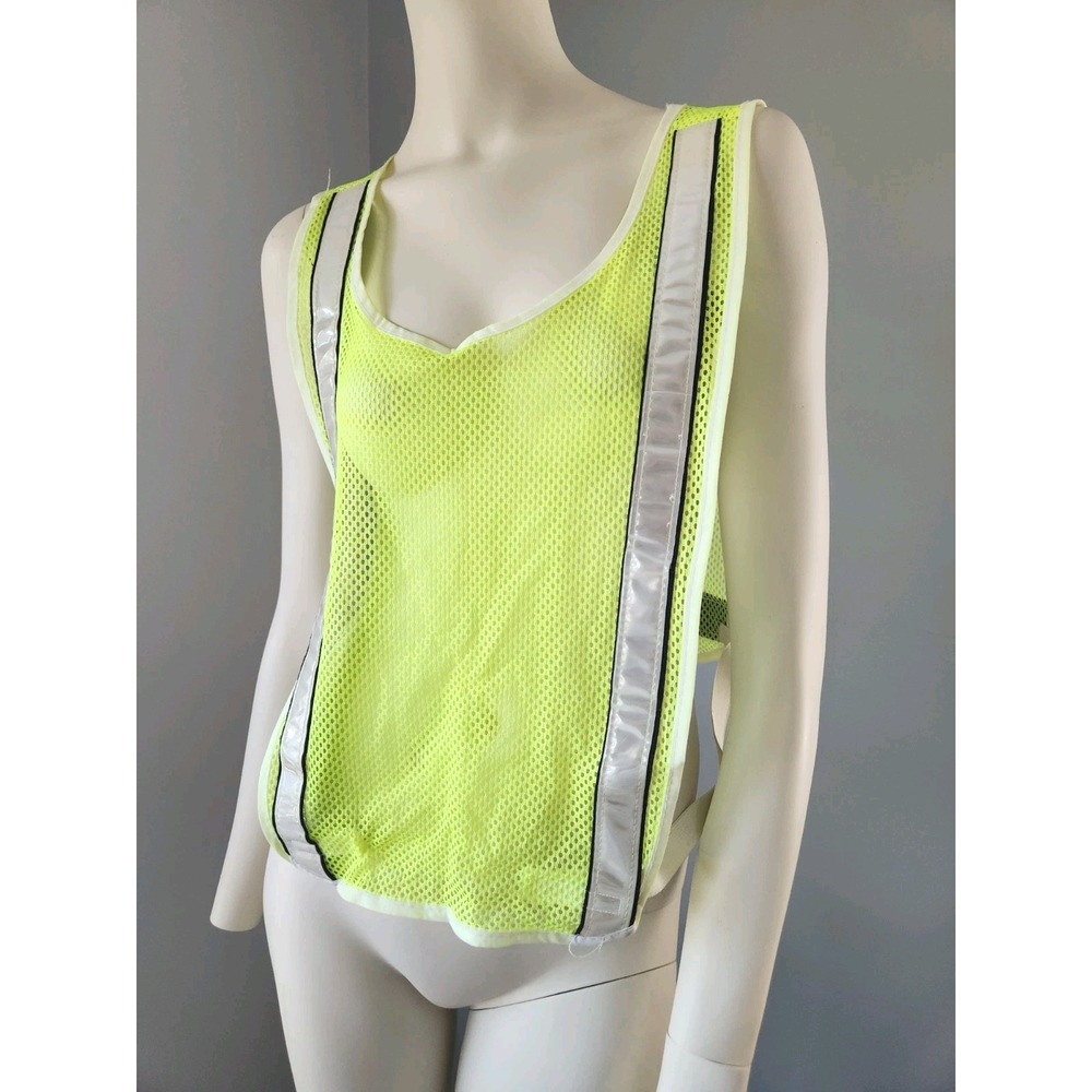 Jog-a-Lite Jogalite Mesh Reflective Running Vest Made USA safety‎ Size Adult XL